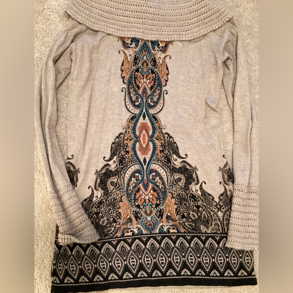 Cache Long Sleeve Sweater top - Picture 3 of 6